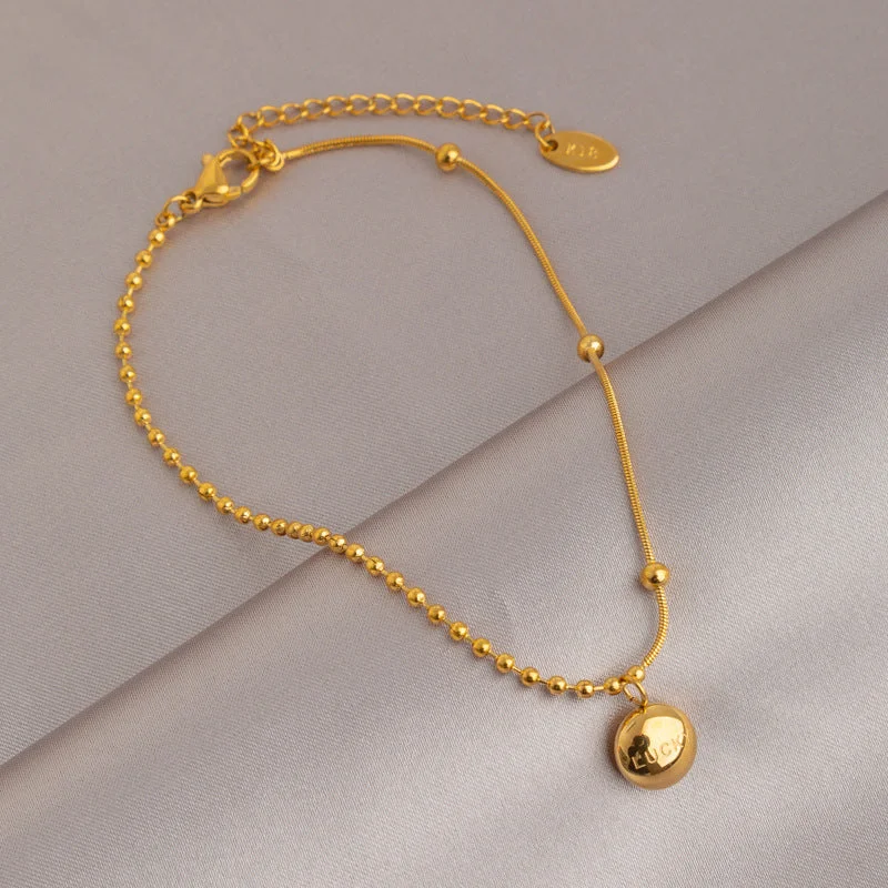 Lucky Beanie Anklet