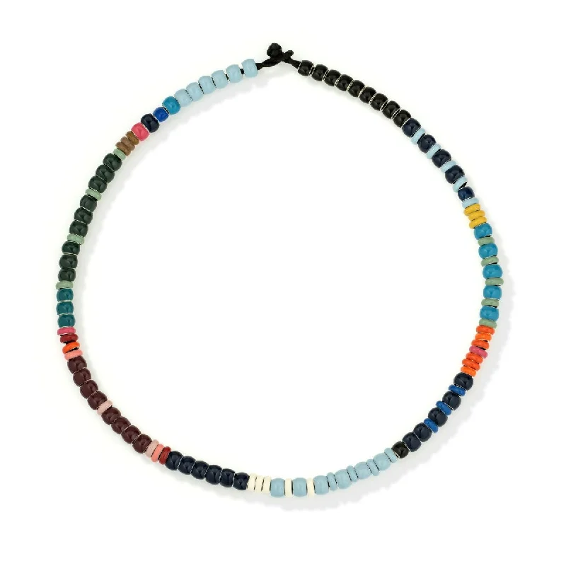 bohemian necklaces for women-Bead Party Enamel Hang Tight Necklace