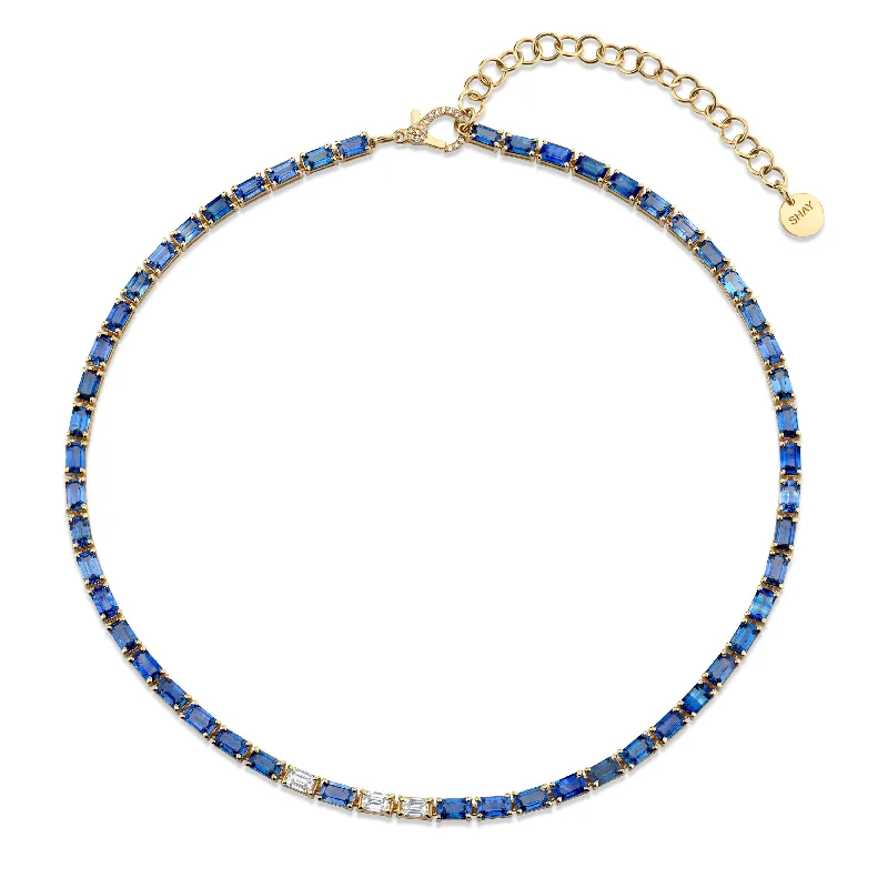 Yellow Gold / Blue Sapphire