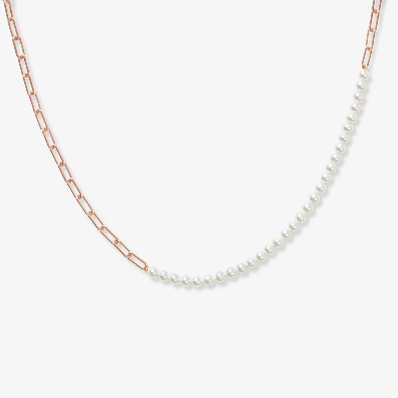 sterling silver pendant necklaces for women-Harper pearl necklace