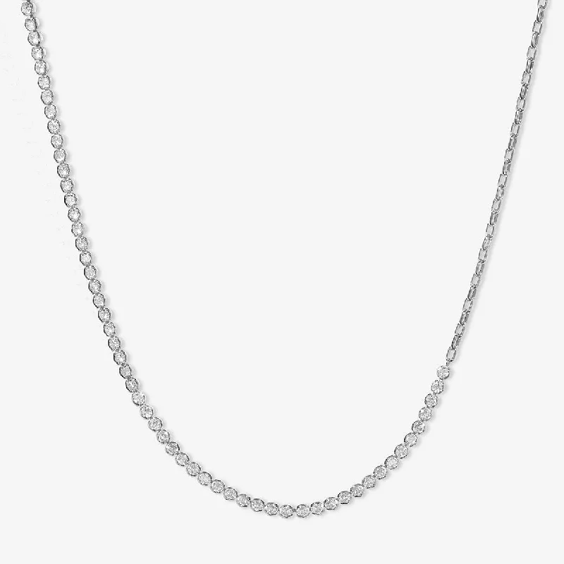 custom birthstone necklaces for women-Leyton tennis necklace