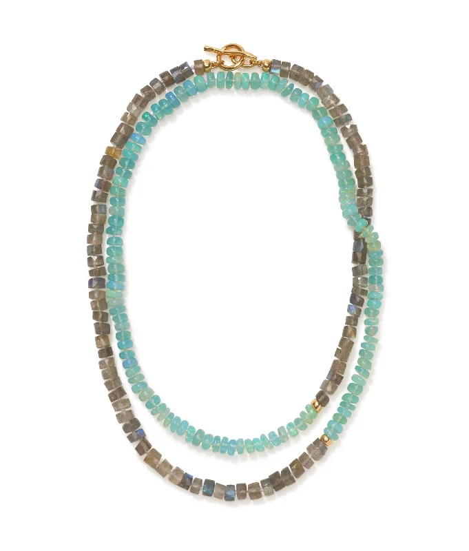 layered gold necklaces for women-Sea Grass Necklace