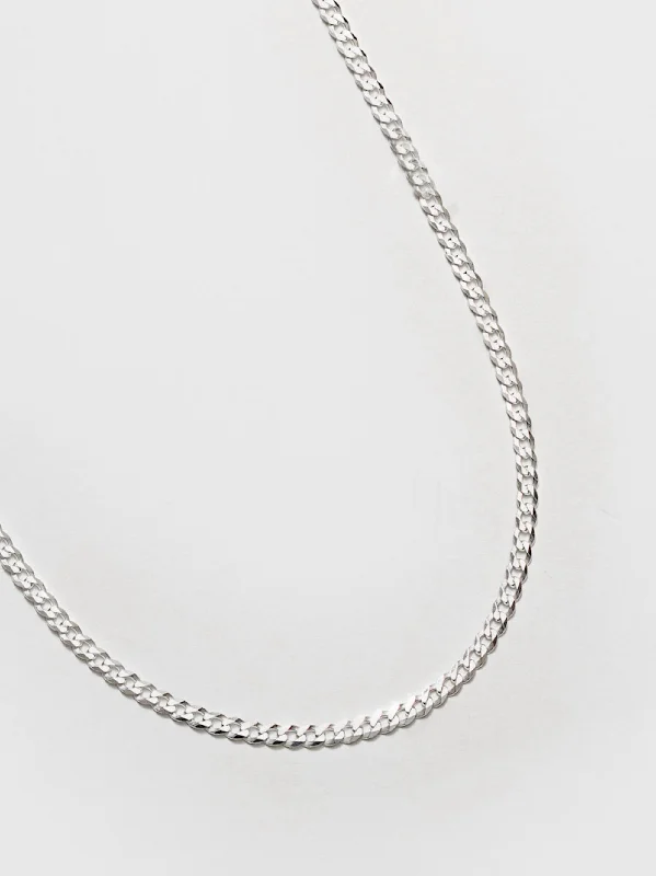 turquoise necklaces for women-Liam Necklace in Sterling Silver