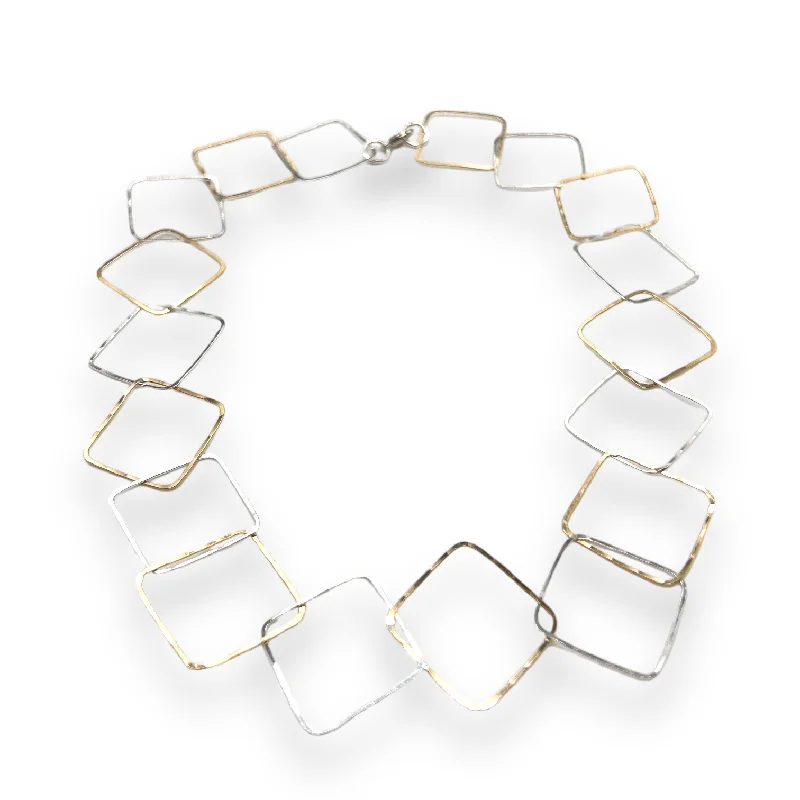 diamond necklaces for women-3359 - Squared Necklace