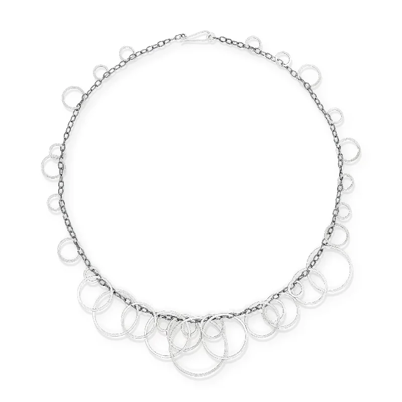 elegant necklaces for women-Circle Bunches Necklace - medium