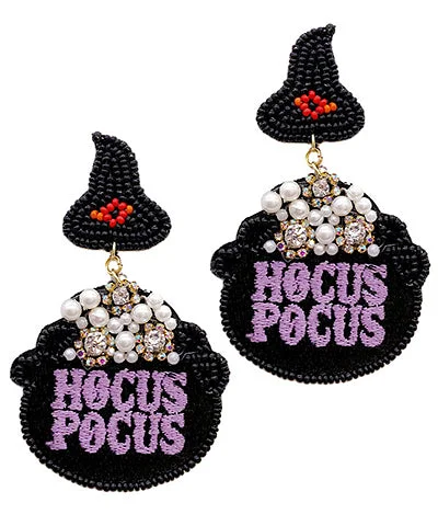 personalized stud earrings for women-Hocus Pocus Earrings