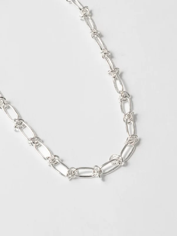 bar necklaces for women-Jordan Necklace in Silver