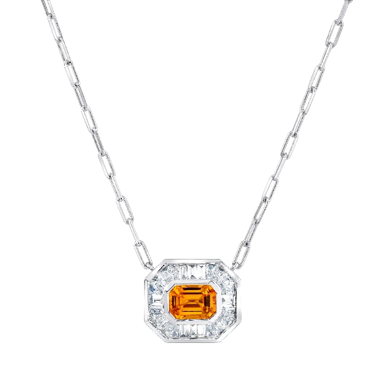 White Gold/Yellow Sapphire