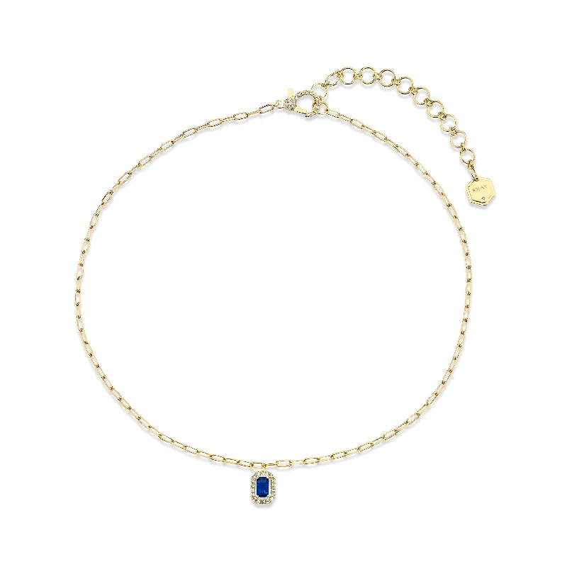 Yellow Gold/Blue Sapphire