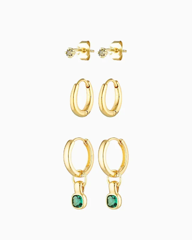 luxury diamond earrings for women-THE GODDESS SET