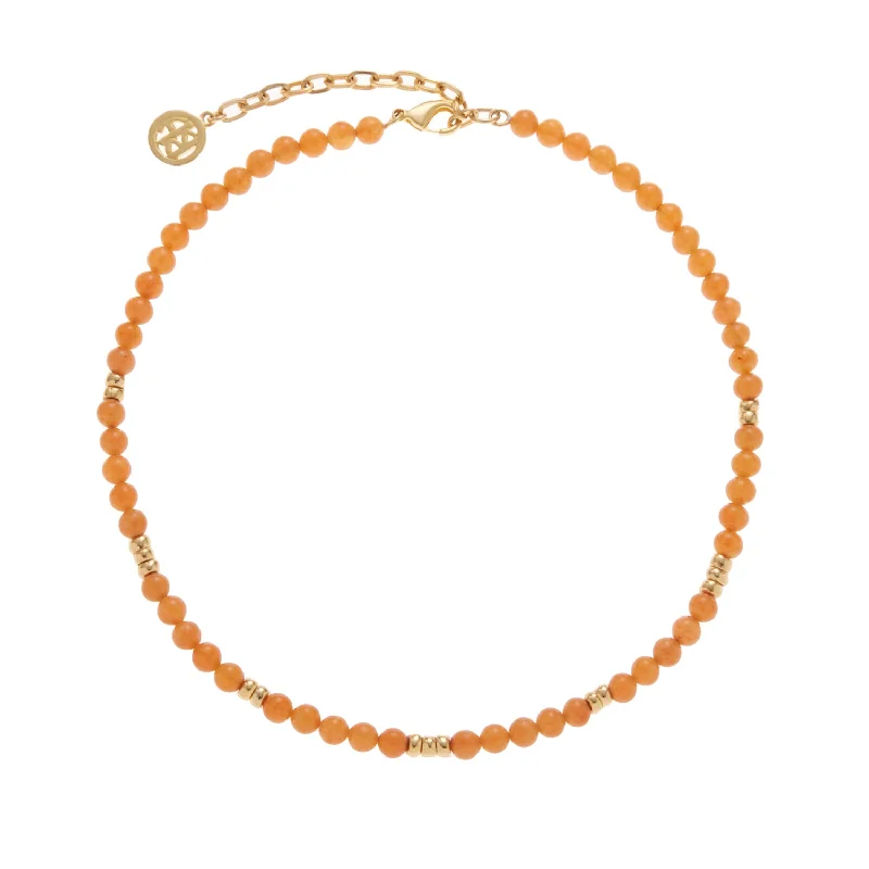 fashion necklaces for women-Peach Bellini Necklace