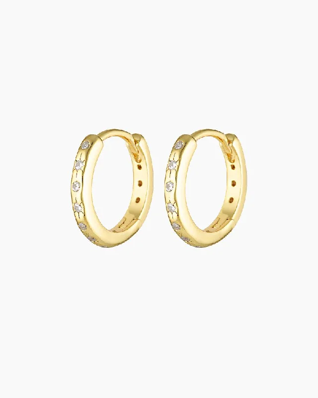 birthstone earrings for women-SESTRA HOOPS