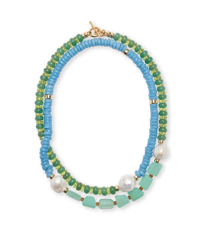 unique necklaces for women-Cabana Necklace in Lime Berry