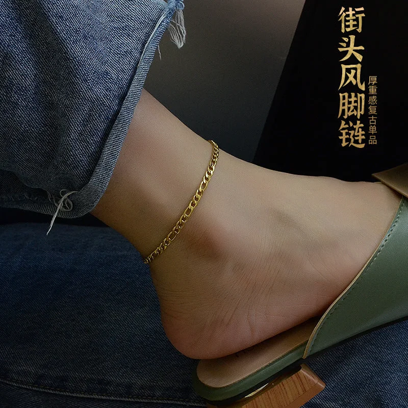 Gold Anklet 20 + 5cm