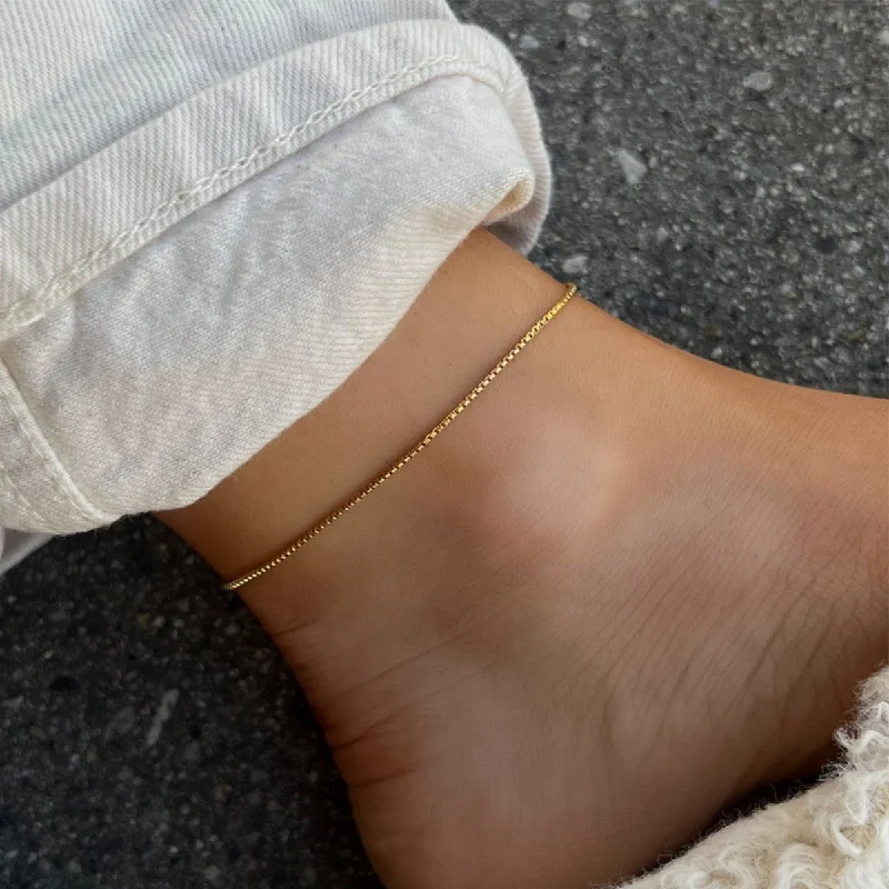 Box Chain Anklet