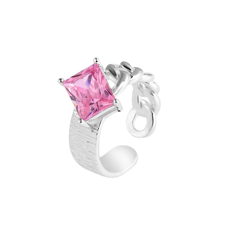 Silver Pink Zircon