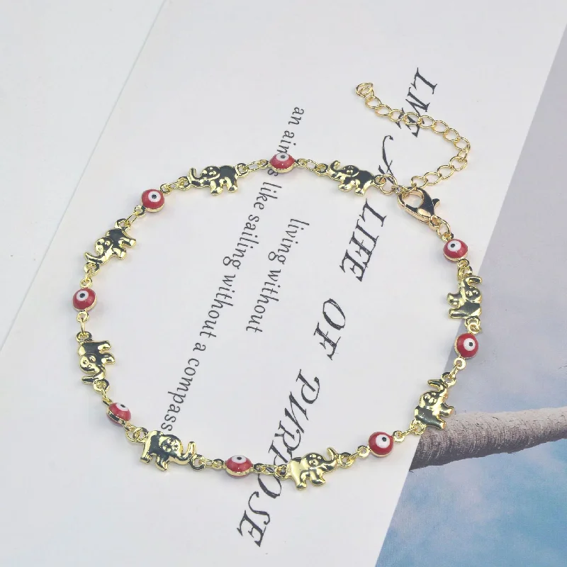 Red Elephant Anklet