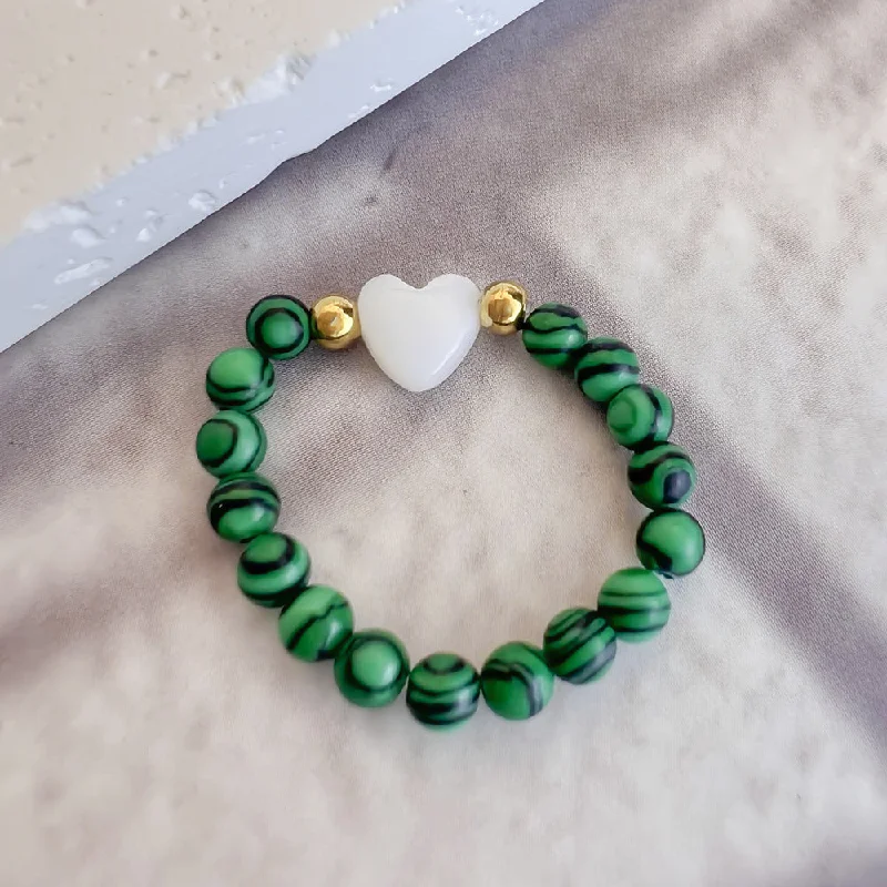 Red Heart-Malachite