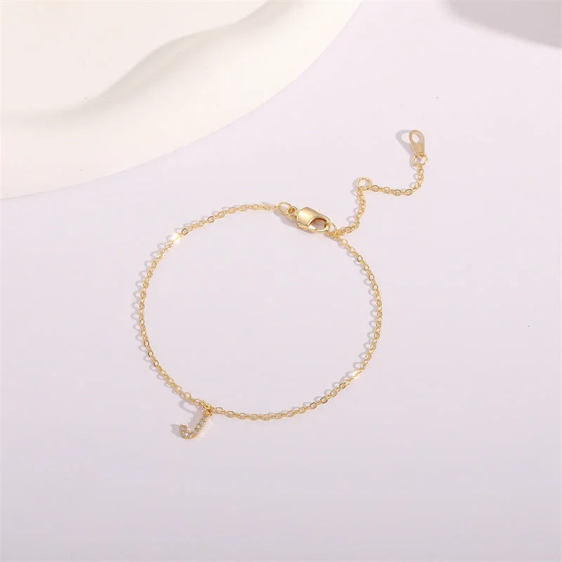 Anklet Letter J