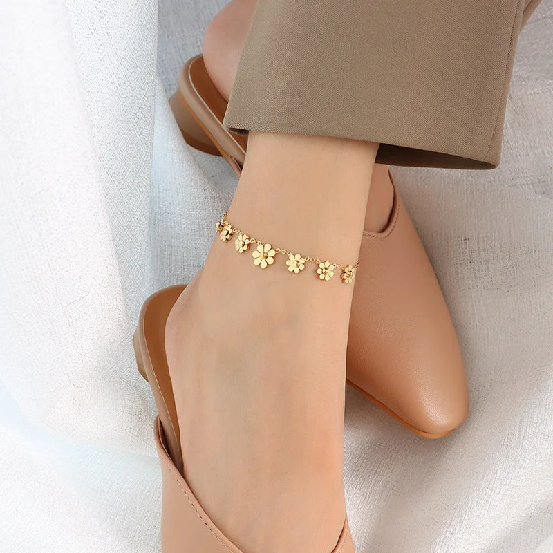 S037 Gold Anklet 20 + 5cm