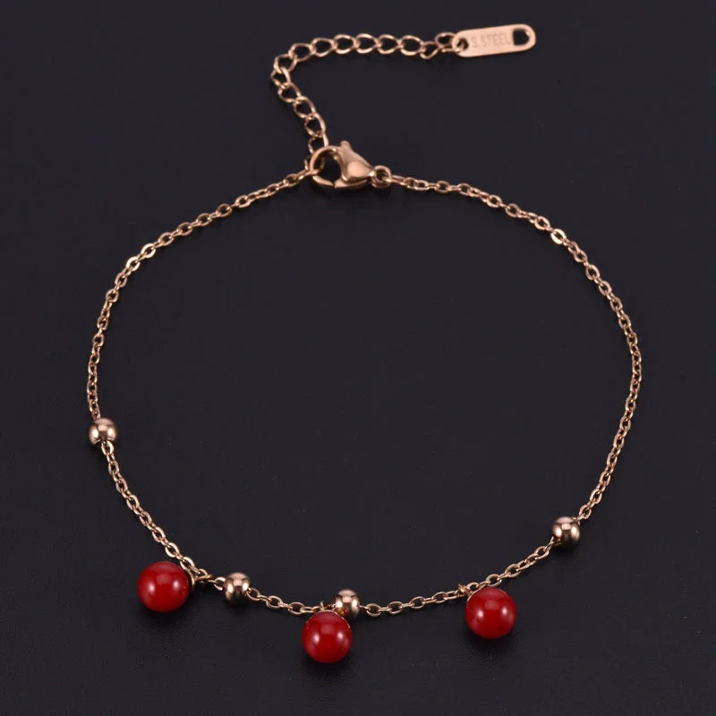 8113 Lucky Beads Anklet