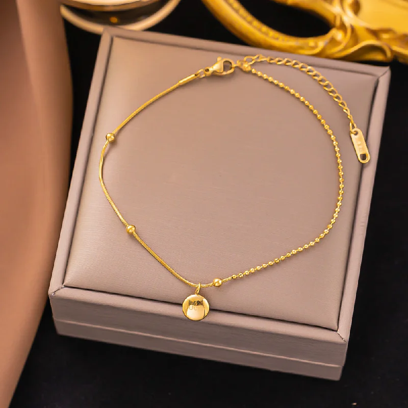 [Jlb85] Bean Anklet Gold