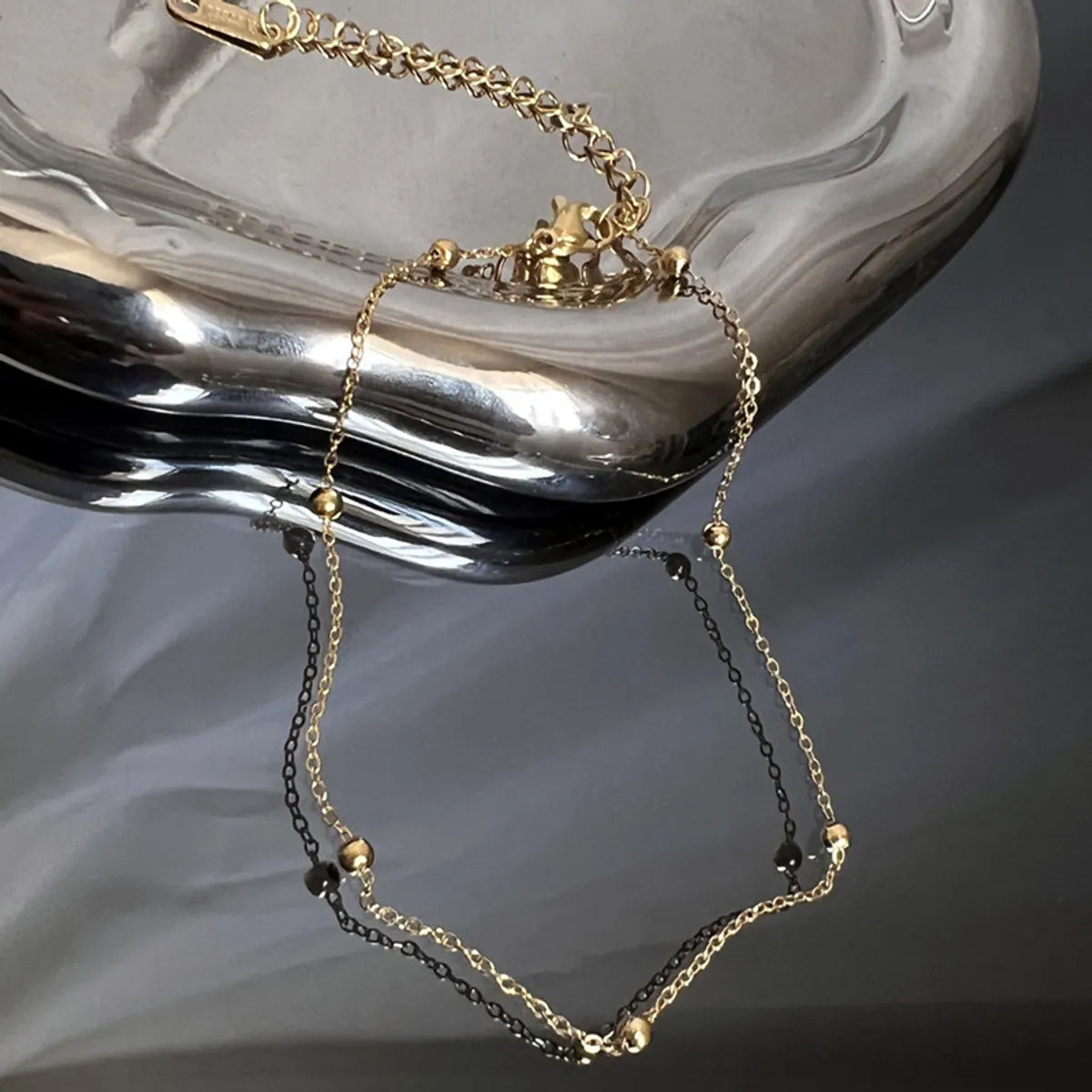 Small Golden Balls Anklet