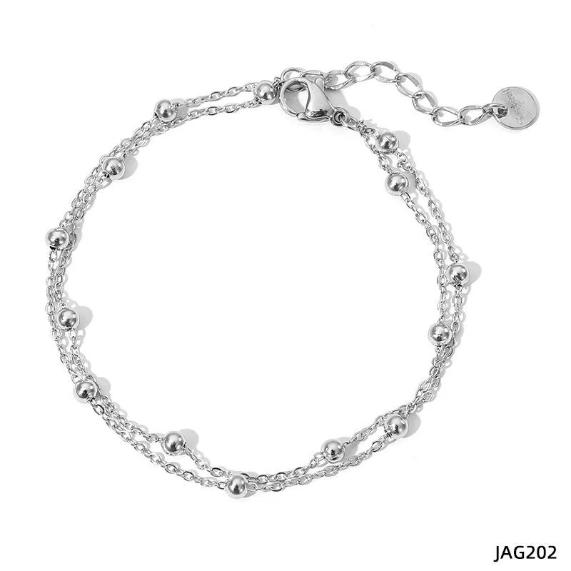 Jag202 Anklet Steel Color