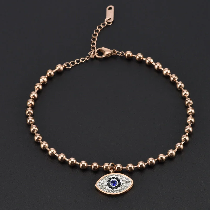 8104 Glass Bead Chain Devil's Eye