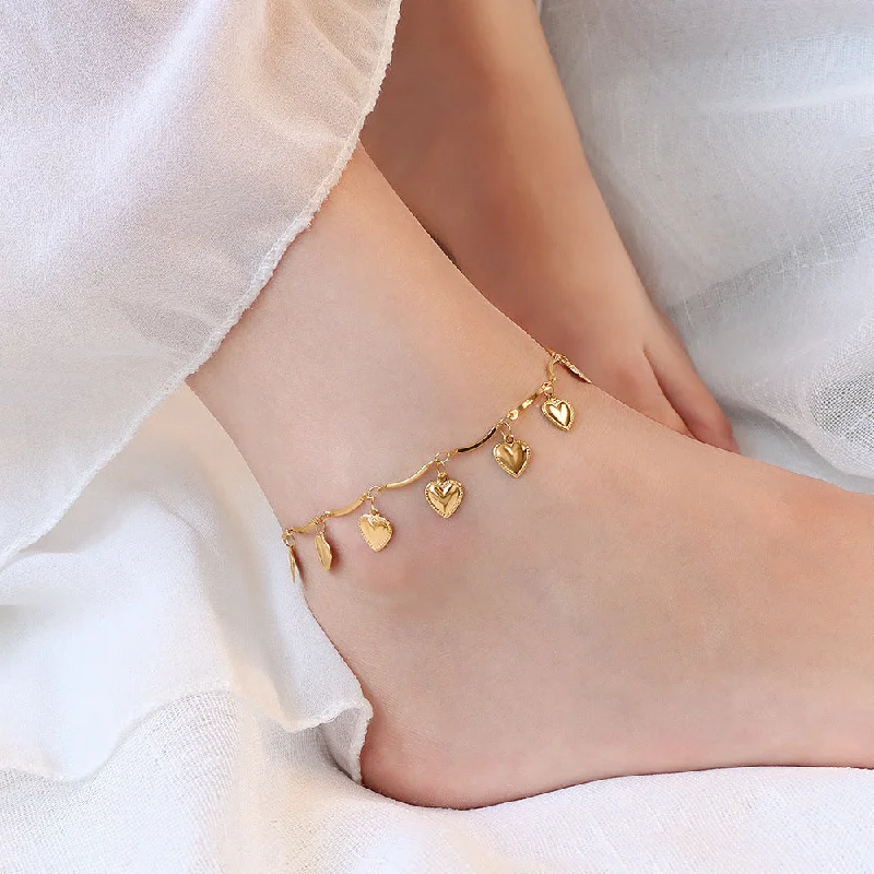 Gold Love Anklet 20 + 5cm