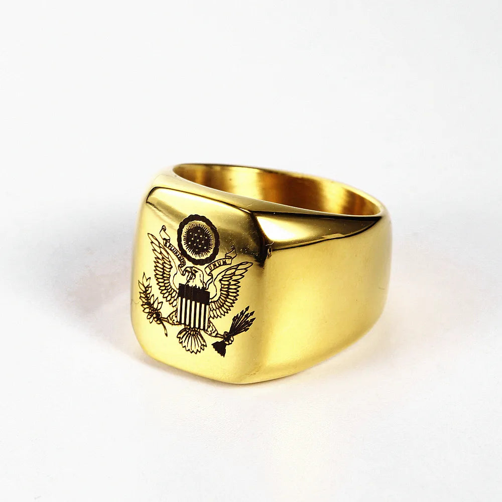 Gold Great Seal of the United States Ring