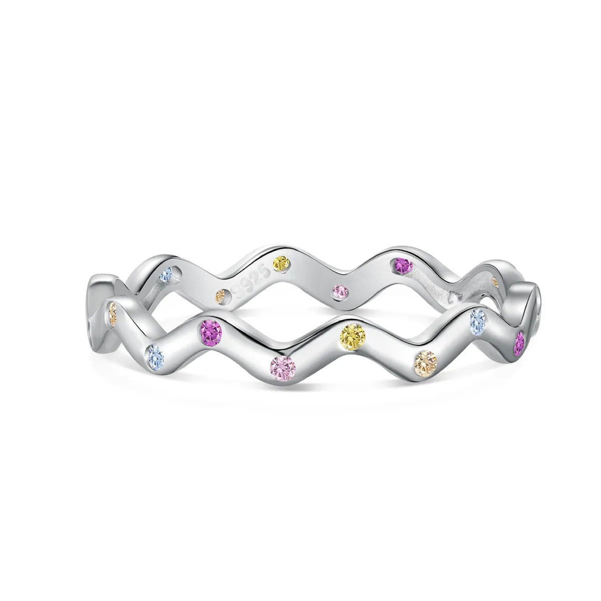 Platinum Colorful Crystals Dy120796-S-W-CS