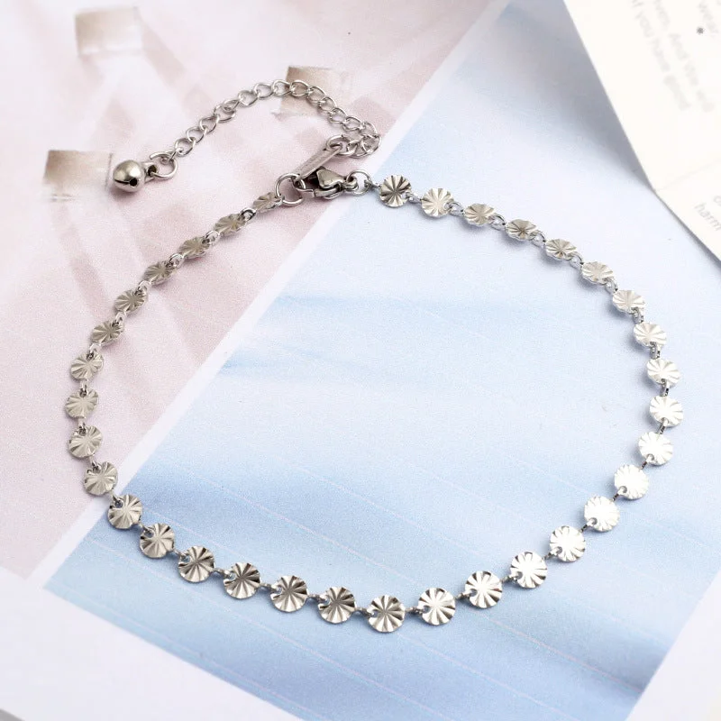 Anklet-Ea544901s Steel Color